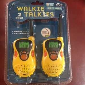 Yellow Walkie Talkies 2 Pack